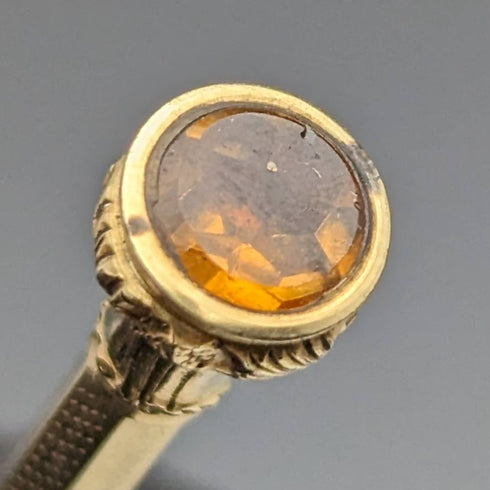 アンティーク 金張り マジックペンシル カットガラス装飾 伸縮式75-92mm